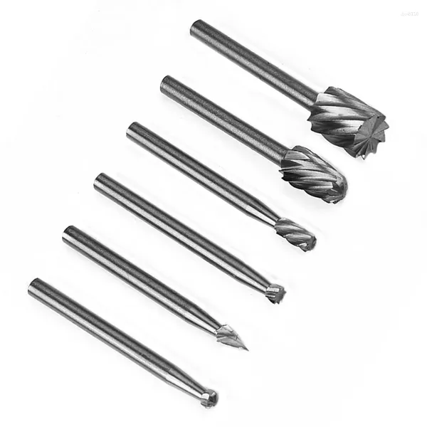 Mini juego de brote de perforación Dibujo de metal de metal Tungsten Carbide Freshing Tool giratoria Accesoramiento de molino para Dremel