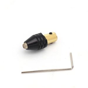 Mini Drill Chuck Mandril Cartouche Grabeur Collet Chuck Electric Motor Arbre Climp de 0,5-3,2 mm Adaptateur de Chuck à changement