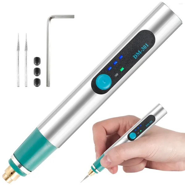 Mini Drill Electric Scarving Pen Variable Speed Rotary Tools Kit Graveur pour la gravure de polissage