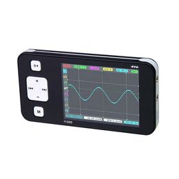 Livraison gratuite Mini DSO211 Nano ARM Format de poche Portable Écran LCD de poche Oscilloscope de stockage numérique 8 Mo de stockage de mémoire Noir Hpnxl