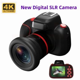 Mini DVs 4K Mini Dual Camera HD Pixels DSLR Cam 2,4 inch Schoonheid Digitale Camcorder Nachtzicht Outdoor Video Po Pografie Speelgoedcamera 231208