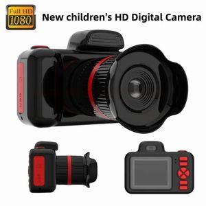 Mini DV Enfants Appareil photo numérique Mini Dual Cam 360 ° Rotation Objectif 26MPX MP3 Caméscope Enfants SLR HD Vidéo Selfie Jouets pour enfants Cadeau 231208