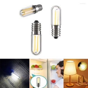 Mini ampoule LED E12 E14, variable 1W 2W 4W, Filament de lumière pour réfrigérateur, lampe COB 110V 220V pour lustre, remplacement des lampes halogènes 30W