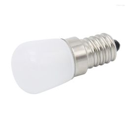 Mini E14 E12 2W LED Koelkast vriezer Filament Licht 2835smd Dimable Lamp Lamp koud / warm wit AC 240V 220V