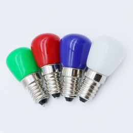 Mini E14 LED-lamp 2W AC 220 V LED's Lamp voor koelkast Crystal Kroonluchters Verlichting Wit Warmwhite Rood Blauw Groen