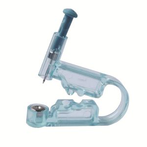 Mini kit de perforación de oreja Desechable Aguja estéril segura Pistola de perforación corporal + Perno de acero inoxidable + Almohadilla