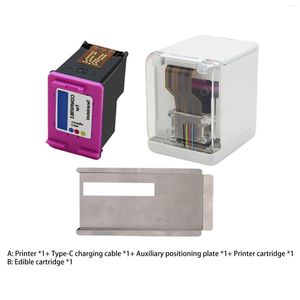 Mini imprimante portative de nourriture de jet d'encre comestible pour le label de pain de café