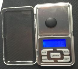 Mini Electric Electronic Pocket Weight Scale 200g 001G 500G 01G bijoux Diamond Scale Balance Scales LCD Affichage avec vente au détail PAC2464034