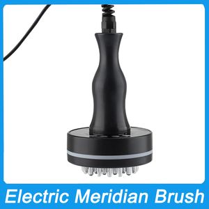 Mini brosse méridienne électrique masseur corporel vibrant Gua Sha microcourant compresse chaude grattage drainage lymphatique Machine EMS brûleur de graisse chaleur infrarouge