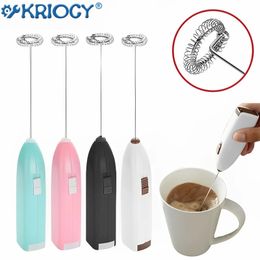 Mini Electric Whisk Foamer Blender Wireless Coffee Mixer Handheld Egg Beink Cappuccino Fronther Keukengereedschap 240407