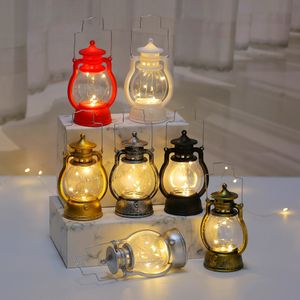 Mini lampe à bougie électronique rétro petite lanterne de poney LED décoration créative pour cadeau vent lumière mariage fête d'anniversaire décoration de noël