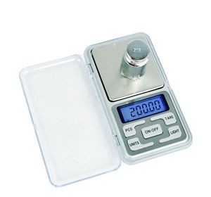 Mini balance de poche numérique électronique 500g / 0.1g Balance de pesage de bijoux Fonction de comptage LCD bleu g / tl / oz / ct DHL FEDEX GRATUIT