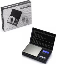 Mini báscula digital electrónica 100 g 200 g 300 g 500 g x 001 g báscula de gramo de cocina báscula de bolsillo LCD para monedas de oro Diamo8631778