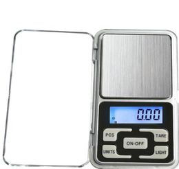 Mini Electronic Digital Scale Bijoux Balance Balance Balance Pocket Gram LCD Échelle d'affichage avec Retail Box 500G01G 200G001G 293 V8433173