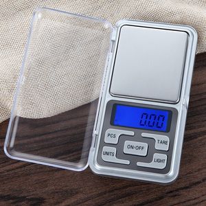 Mini balanza electrónica de bolsillo 200g 0,01g joyería balanza de diamante balanza pantalla LCD con paquete al por menor wcw600