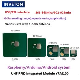 Mini ingebedde UHF RFID Raspberry Pi Access Control Card Reader 3DBI antenne geïntegreerde module 240516