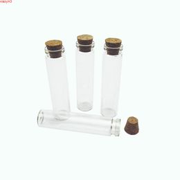 Mini bouteilles en verre vides avec couvercle en bois 18x80mm, petits pots de 13ml, flacon 100 pièces/lot, livraison gratuite, haute qualité