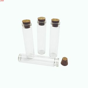 Mini lege glazen flessen met houtdeksel 18x80mm 13 ml kleine pottenflesje 100pcs / lot Gratis verzendingJars