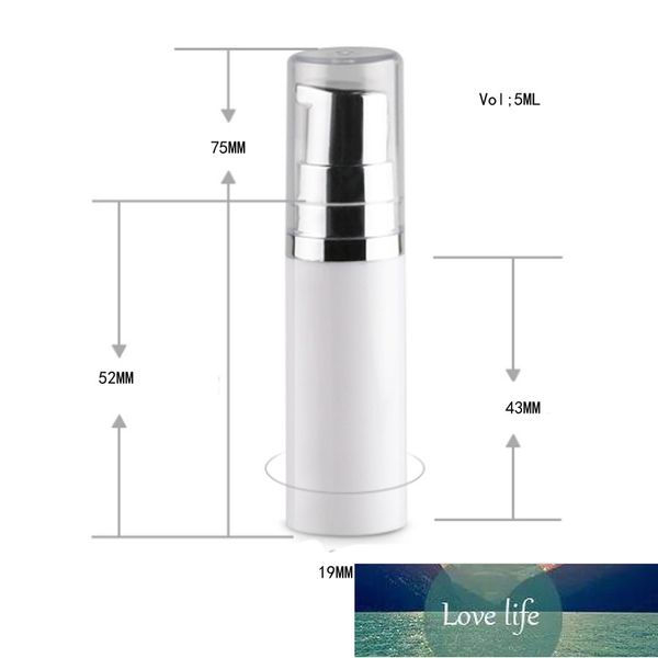 Mini bouteille de pompe sans air rechargeable vide contenant cosmétique portable meilleur comme fond de teint de maquillage