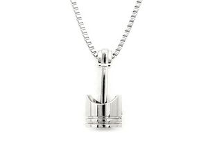 Mini moteur Piston Pendant Collier en acier inoxydable Collier de moto Colliers Colliers Men de moto SN631170198