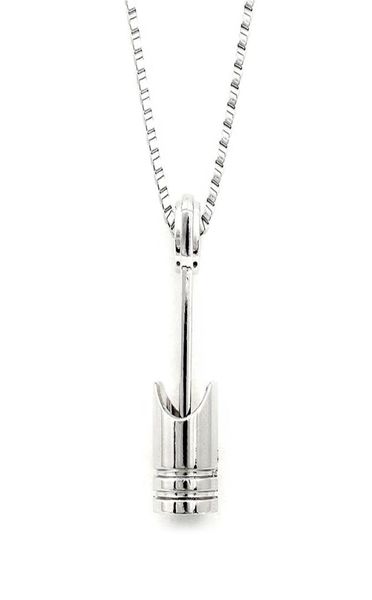 Mini moteur Piston pendentif en acier inoxydable collier motard moto passionné couple colliers hommes Punk Rocking bijoux SN634800462