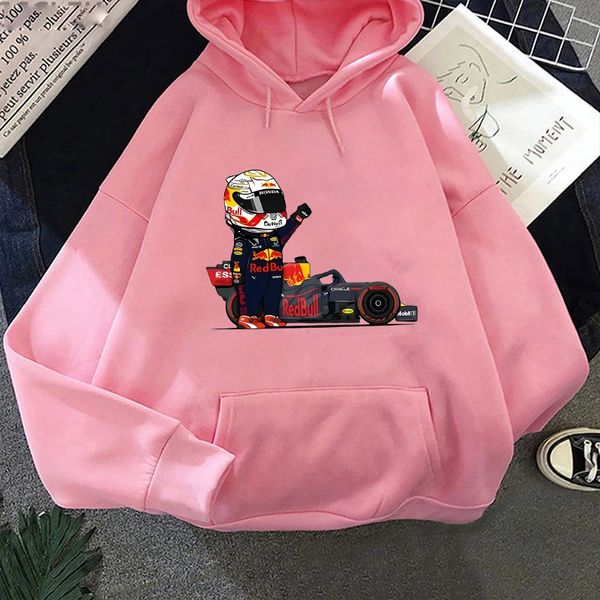 Mini F1 Sweat à capuche Autumn Hiver Men Femmes Pullover Kawaii Automobile Race Sweatshirt Unisexe Streetwear décontracté Hombre Extérieur