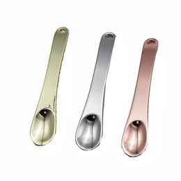 Mini cuchara para crema Facial, herramientas de maquillaje, espátula cosmética portátil para el cuidado de la piel, cucharas para cremas para ojos