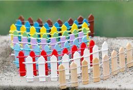 Mini hek kleine barrière houten hars miniatuur sprookjestuin decoraties miniatuur hekken voor tuinen kleine barrières 3772103