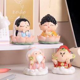 Mini figurines Statue Decoration Ornement Prop Collectible FengshiI Libris Home Decor pour la chambre à la maison Bookshe 240523