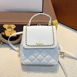 Mini Flap Dames Designer Backpack 19 cm Leather Diamond Lattice Luxe handtas Trend Crossbody Schoudertas Gold Hardware Evening Koppeling Pochet Card Holder Borsa