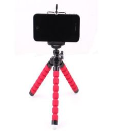Mini Flexibele cameratelefoonhouder Flexibele Octopus Tripod Bracket Stand Holder Mount Monopod voor iPhone 6 7 8 Plus smartphone2033291