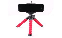 Mini Flexibele cameratelefoonhouder Flexibele Octopus Tripod Bracket Stand Holder Mount Monopod voor iPhone 6 7 8 Plus smartphone2051898