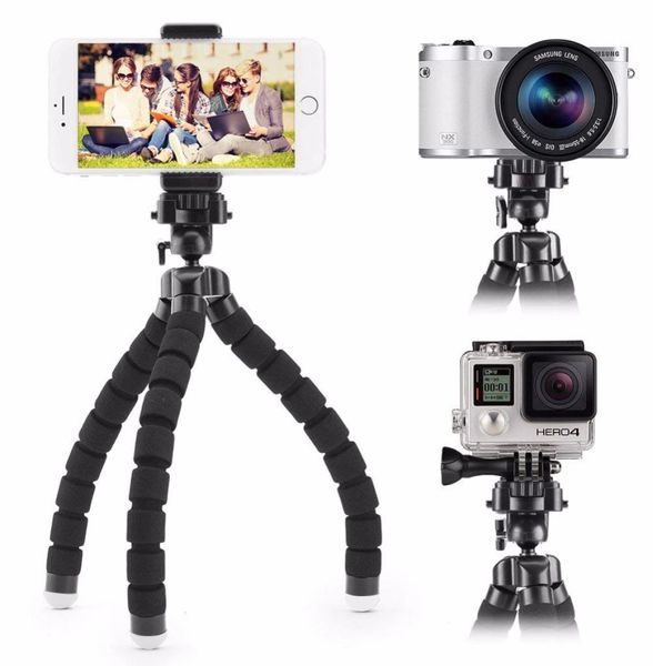 Mini trépied de poulpe en éponge flexible pour iPhone 6 7 7P 8 8P Samsung Xiaomi Huawei Smartphone Gopro caméra appareil photo numérique trépied Min5149498