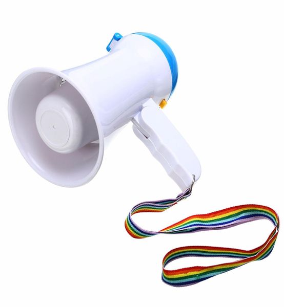 Mini pliable mégaphone 5w Microphone Horn Bull Loud de haut-parleur Amplificateur Bullhorn outils durables pour le guider Teacher8444861