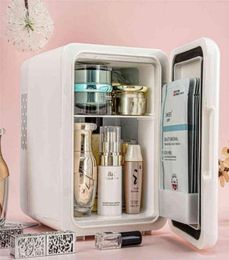 Mini réfrigérateur BeautySkin 4L : réfrigérateur portable de maquillage pour la maison et la voiture – Refroidissement de haute qualité, alimentation AC/DC, fonctionnement silencieux et design compact.