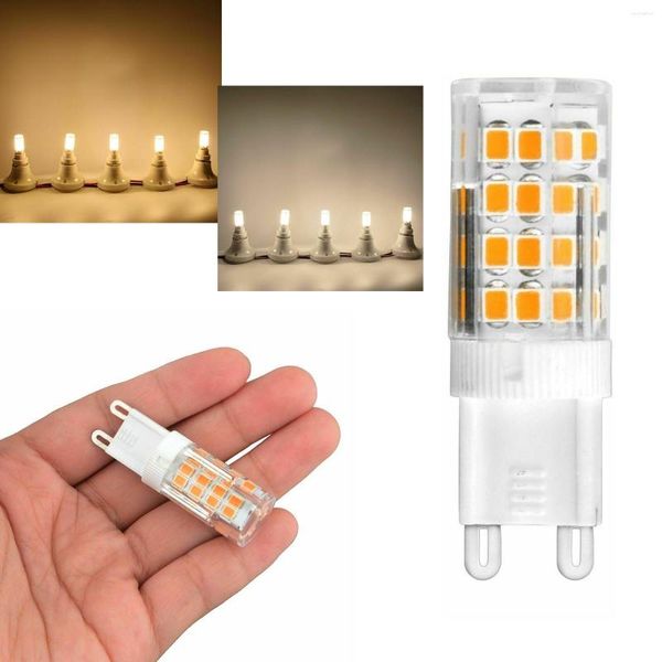 Mini G9 LED Bombillas de maíz 6W Reemplazar 45W Lámpara halógena 220V 240V Cristal Cerámica 2835 SMD Lámparas blancas para el hogar El