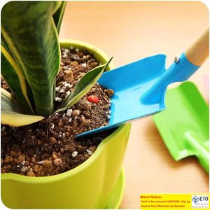 Mini Gardening Shovel Kleurrijk metalen Kleine schoptuin Spade Hardware Tools Digging Garden Tools Kids Spade Tool HWE4625