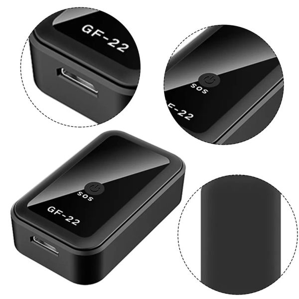 Mini localisateur GPS de voiture GF-22, dispositif de suivi d'enregistrement Anti-perte avec commande vocale, téléphone Wifi + LBS + AGP, Position chaude