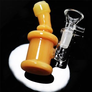 Mini glazen bongen met 14mm kom pijp roken waterpijpen waterpijp 4 inch glazen bubbler hand geblazen