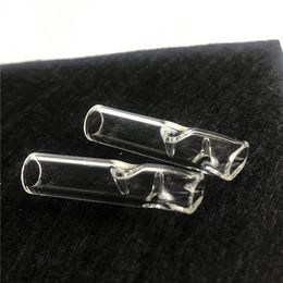 Mini embouts de filtre en verre pour papiers à rouler pour tabac à herbes sèches pour narguilé avec porte-cigarette Pyrex épais Pipes à fumer colorées de la plus haute qualité