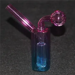 Mini Glazen Oliebrander Bong Waskolf Roken Waterpijp Dab Rig Bong Ash Catcher Waterpijp Met Carb Gat Afneembare oliebrander Pijp