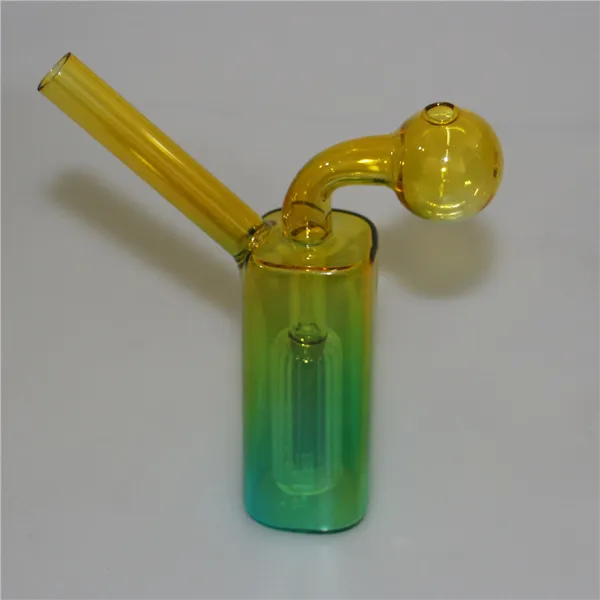 Mini brûleur à mazout en verre Bong pour dab rigs Water Bongs Ash Catcher Narguilé Pipe Fumer Narguilé Shisha