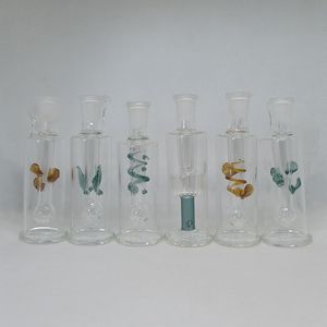 Mini verre brûleur à mazout Bong narguilé 10mm joint femelle 6 types fumer eau Bongs pour brûler du tabac aux herbes sèches Dab Rigs tuyaux portables transparents