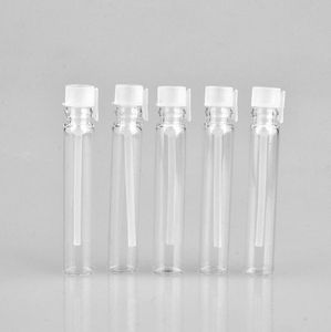 Mini verre parfum petit échantillon flacons 1 ml 2 ml 3 ml vide laboratoire liquide parfum Tube à essai bouteille d'essai LX1234