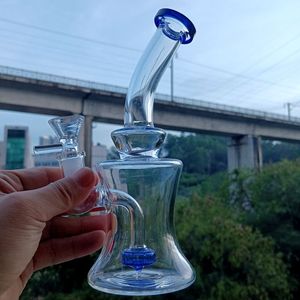 Mini narguilé en verre avec pneu Perc 6,5 pouces Oil Dab Rigs Pipes à fumer Shisha