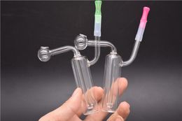 Mini Glas Water Bongs Olie Burner Pijp Hoofddienst Water Olie Rig Bong Think Glass Roken Pijpen Gratis Verzending