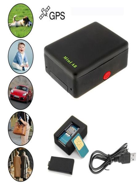 MINI Global A8 GPS Tracker Global Locator Tracking Dispositif avec GSMGPRSGPS SECURITY Tracker Kids Locator de voitures aînés 5831331