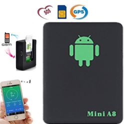 Mini Global en temps réel gps tracker mini A8 GSMGPRSGPS Dispositif de suivi Piste quadband Contrôle sonore SOS SOS pour les enfants PEPTC225140