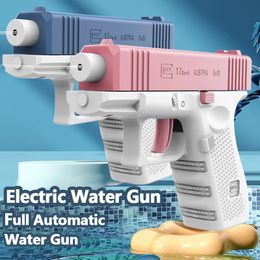 Mini Glock Water Gun Touet pour garçons Summer Beach Jouant Manual Firing Childrens Spray Gun en gros Fast 240422