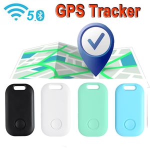 Mini GPS-locator Afstandsbediening Sluiter Anti-verloren tag GPS-sleutelzoeker Bluetooth Mobiele telefoon Portemonnee Tassen Huisdier GPS-tracker
